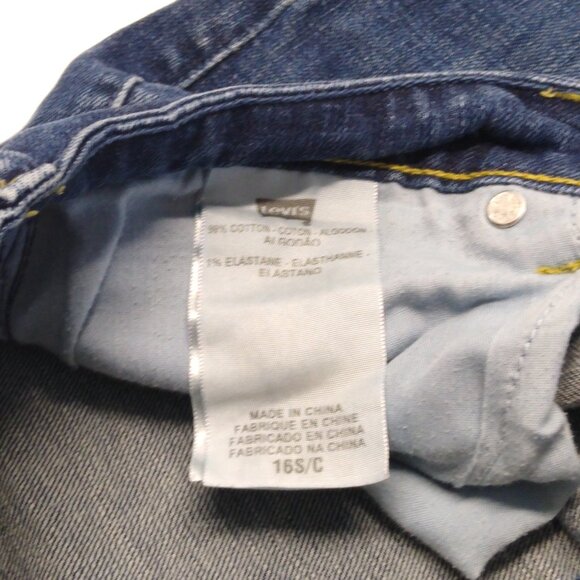 Levi's The Original Jeans Womens 16S/C Mid-Rise Skinny Denim Red Tag Embroidered - Picture 5 of 7